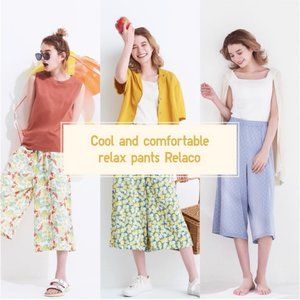 Uniqlo NWOT Wide-leg Pants Relaco Shorts Floral